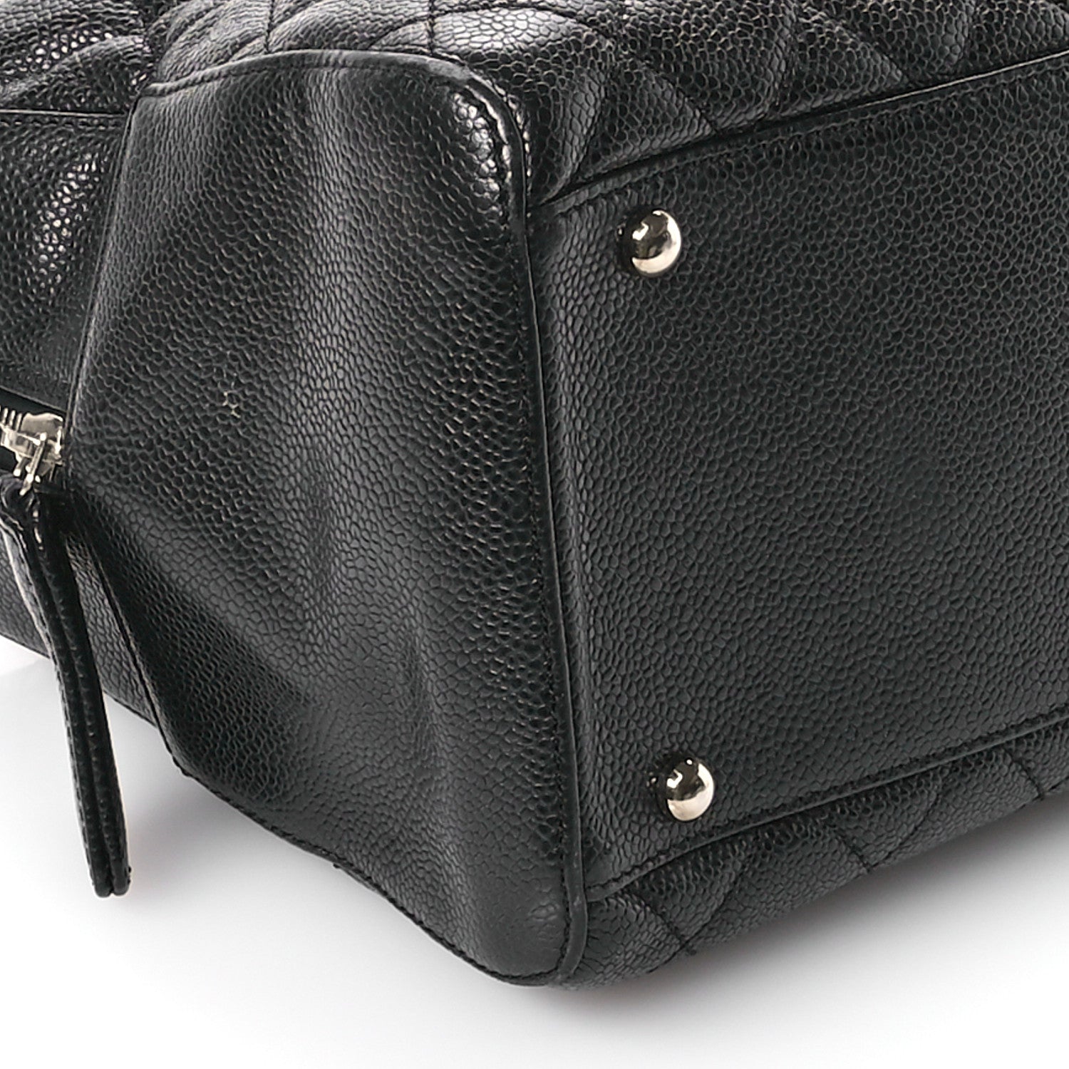 Chanel Caviar Quilted Bowler Black 9 of 11