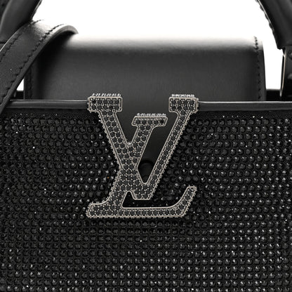 Louis Vuitton Swarovski Calfskin Capucines Mini Black 8 of 11
