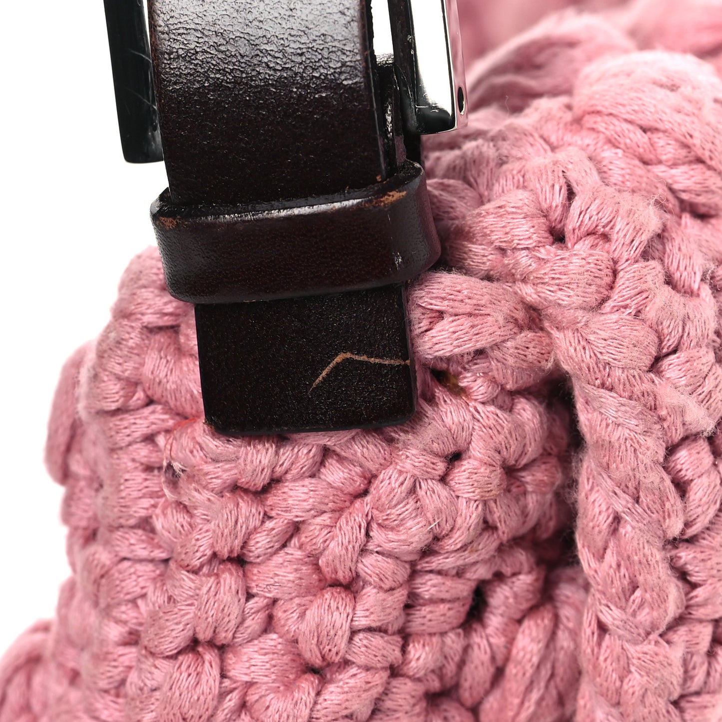 Woven Knit Baguette Pink