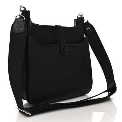 Hermes Taurillon Clemence Evelyne III PM Black 2 of 10