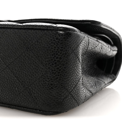 Chanel Caviar Quilted Medium Double Flap Black 10 of 10
