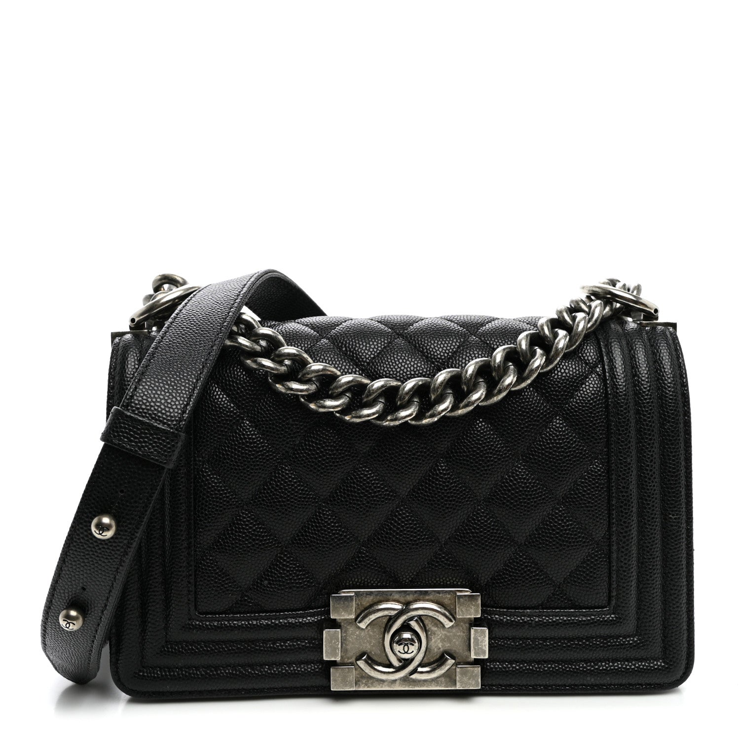 Chanel Caviar Quilted Small Boy Flap Black 1 of 9