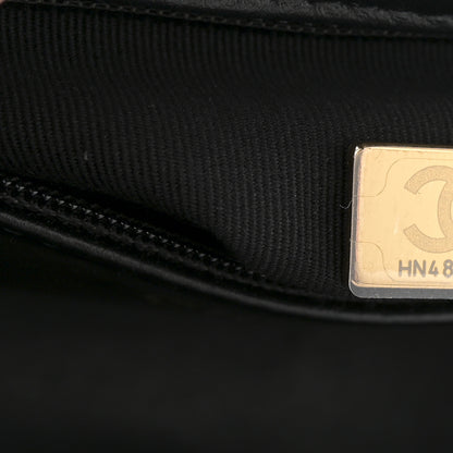 Chanel Shiny Aged Calfskin Quilted Nano Kelly Shopper Black 13 of 21