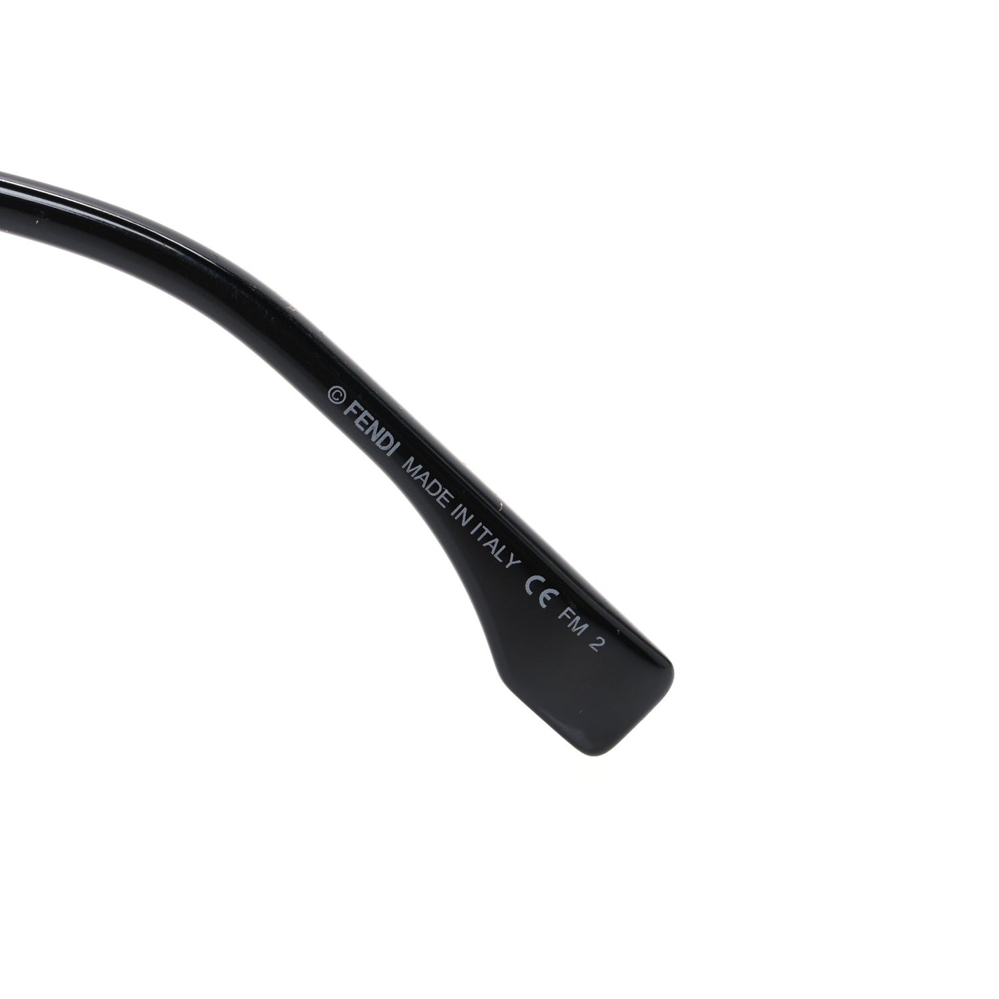 Accetate Cat Eye Sunglasses FF 0432/G/S Black Gold