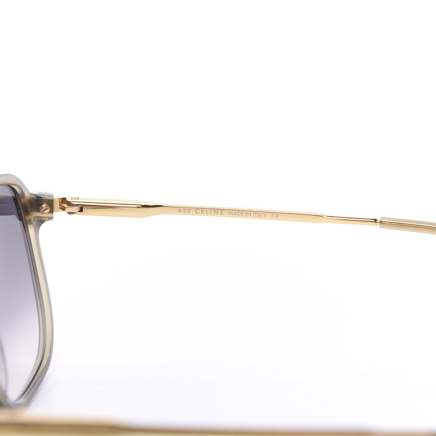Celine Square Sunglasses CL40027I Gold 6 of 7