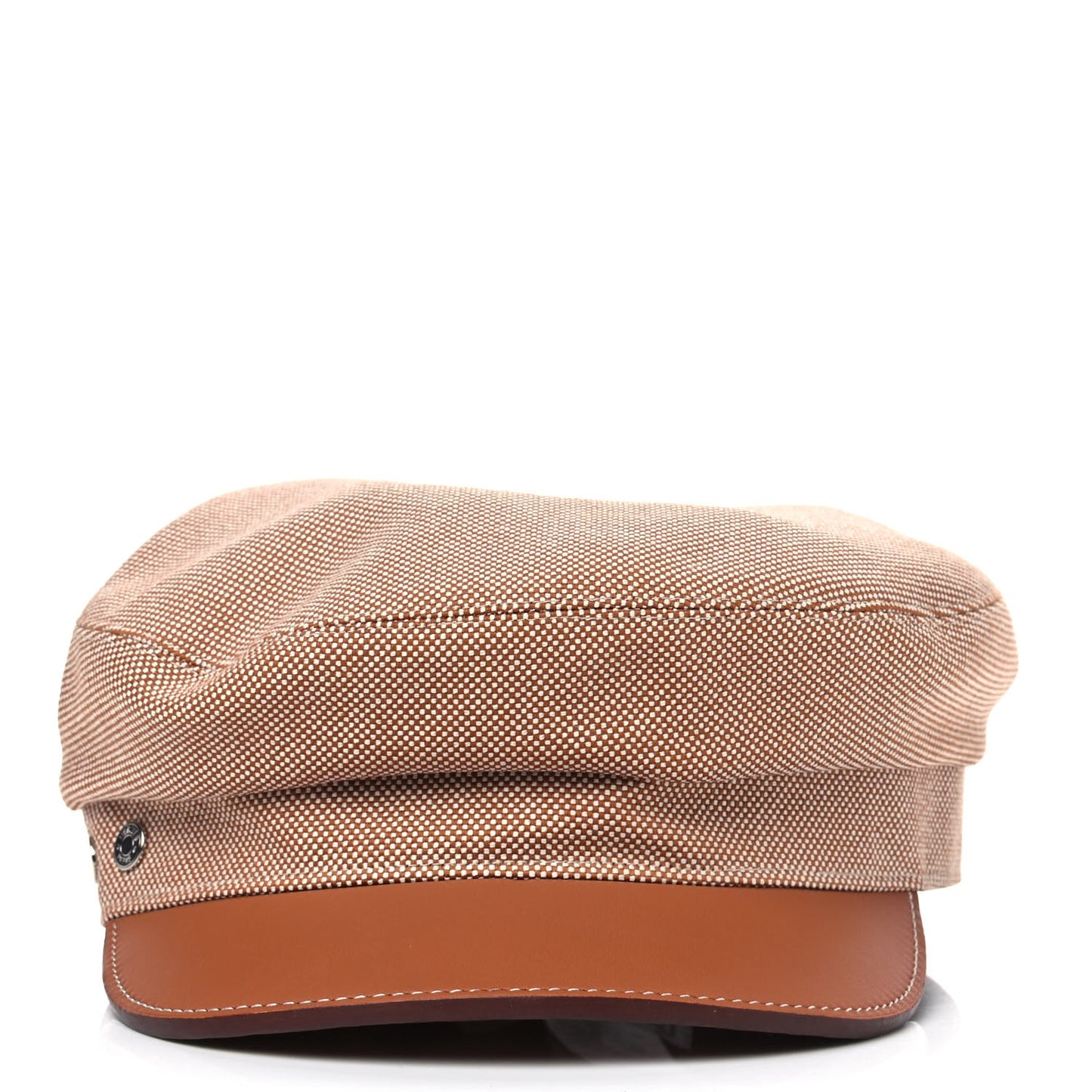 Cotton Silk Swift Clou de Selle Vauban Cap 58 Marron Alezan Gold