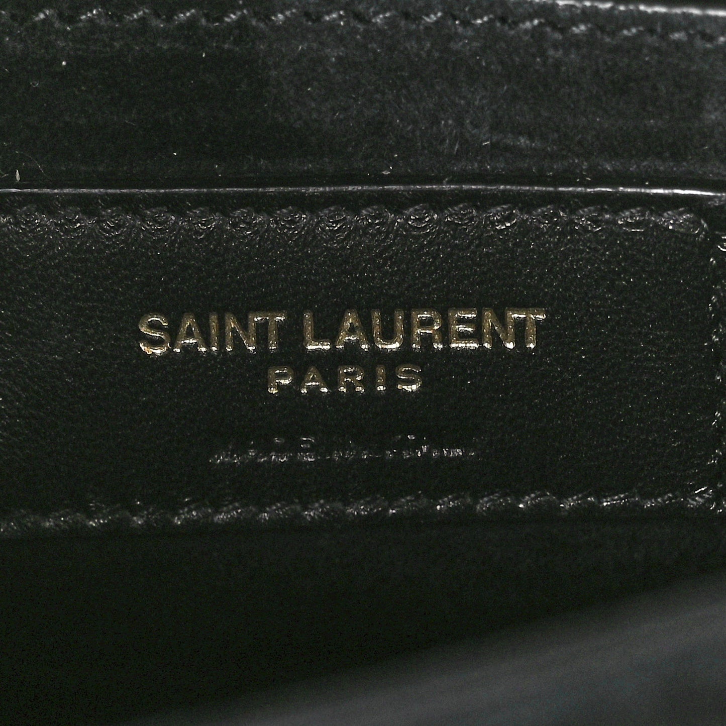 Calfskin Crocodile Embossed Medium Monogram Sunset Black
