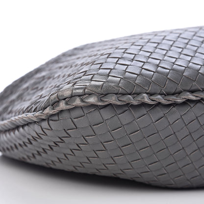 Bottega Veneta Nappa Intrecciato Large Veneta Hobo Grey 11 of 12