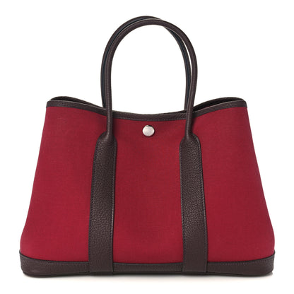 Hermes Toile Officier Negonda Garden Party 30 TPM Rubis Bubblegum 1 of 9