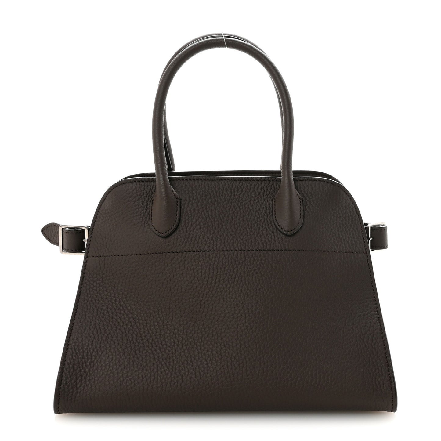 Grained Calfskin Soft Margaux 10 Bag Deep Brown