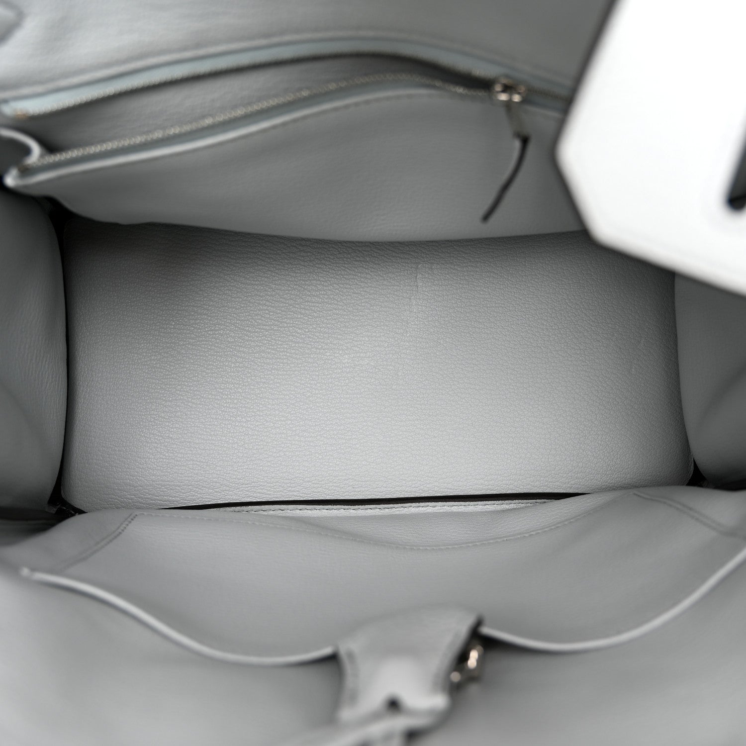 Hermes Taurillon Clemence Birkin 30 Bleu Pale 5 of 13