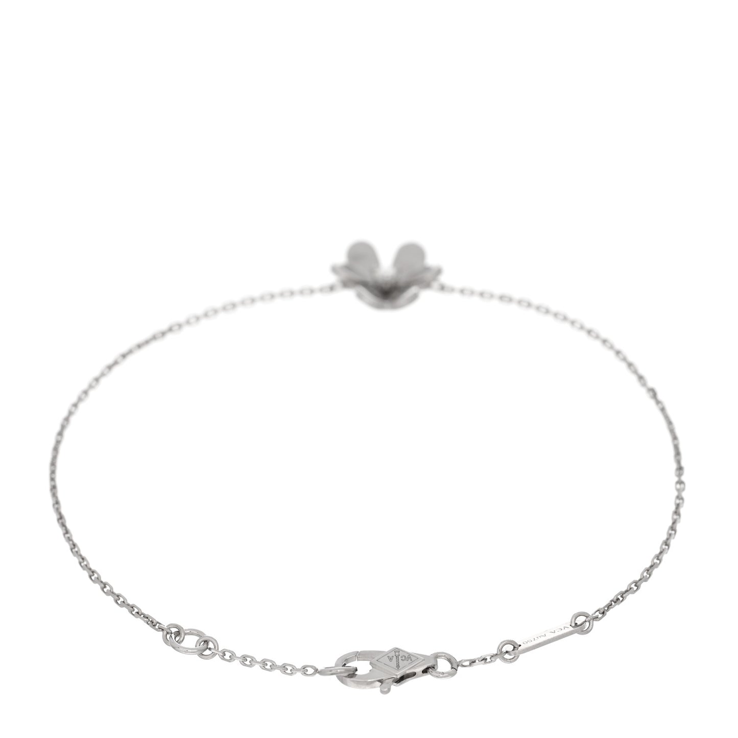 18K White Gold Diamond Mini Frivole Bracelet