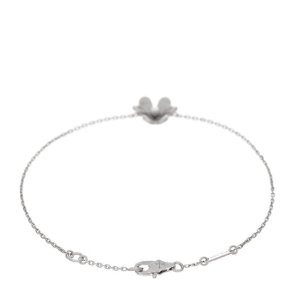 Van Cleef & Arpels 18K White Gold Diamond Mini Frivole Bracelet 2 of 3