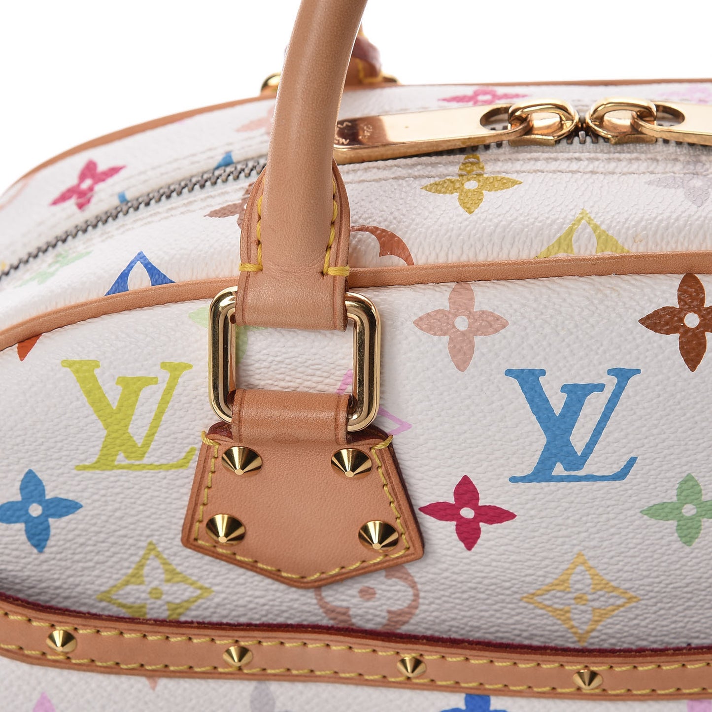 Monogram Multicolor Trouville White