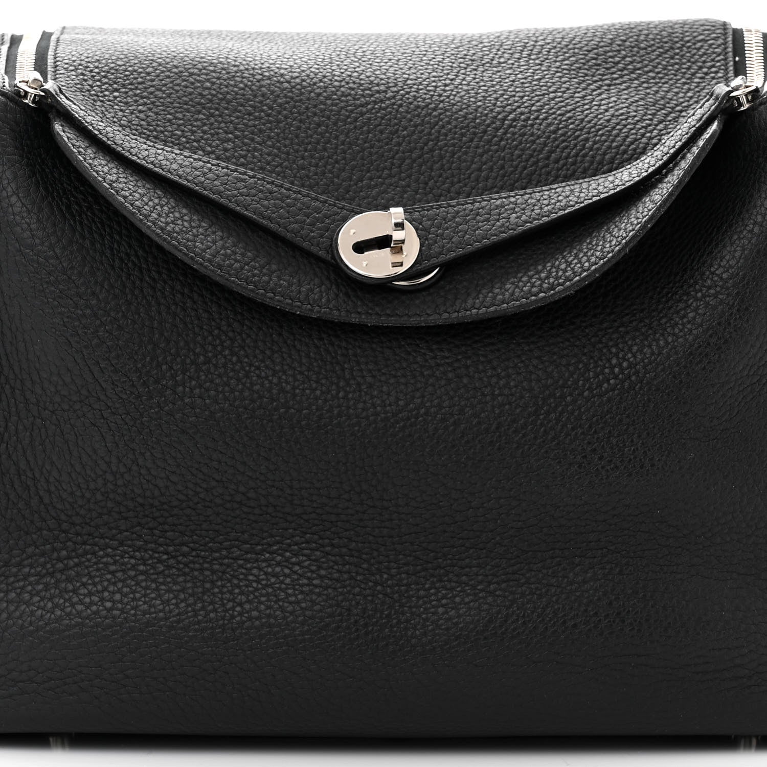 Hermes Taurillon Clemence Lindy 34 Black 8 of 12