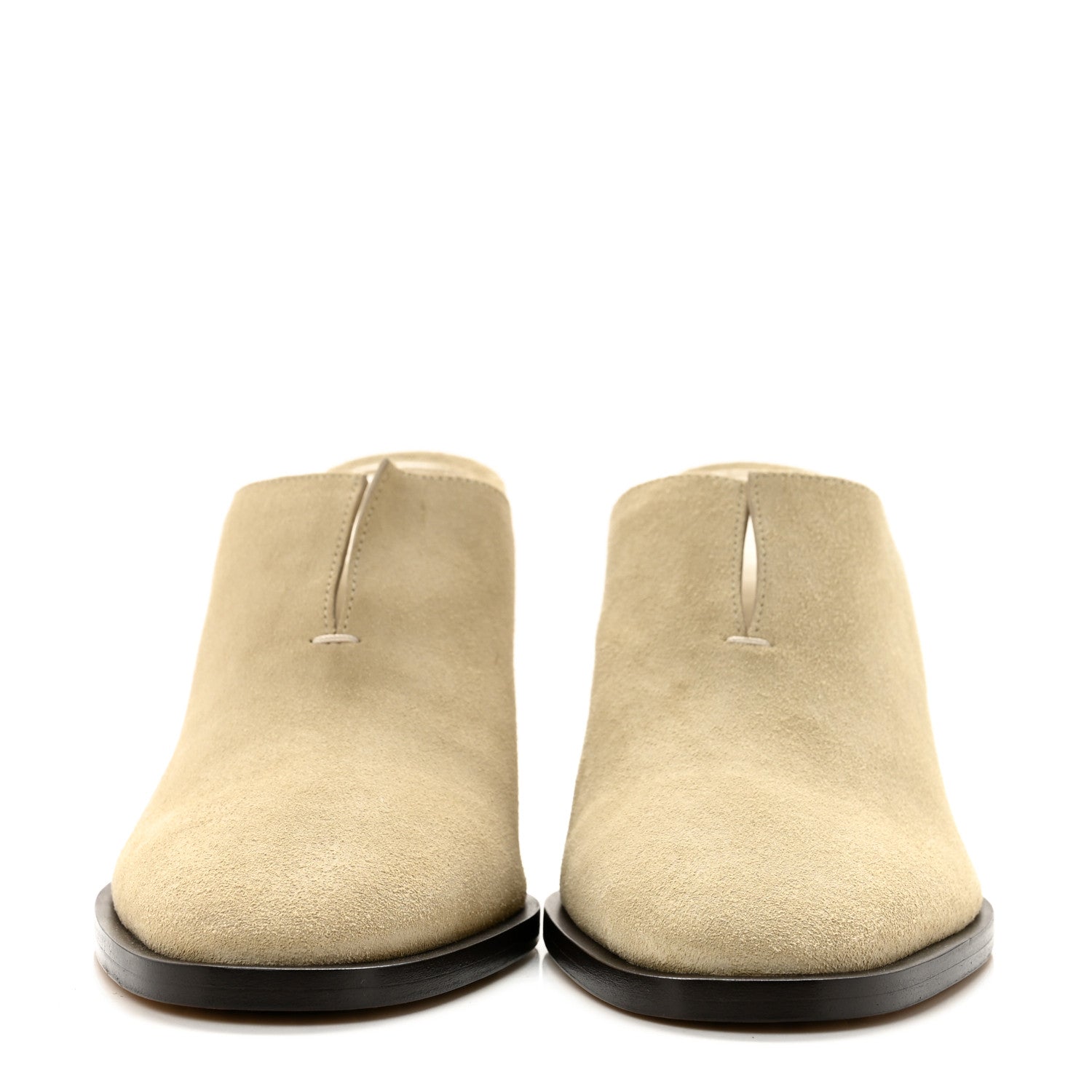Bottega Veneta Suede Cha Cha Mules 38.5 Beige 3 of 8