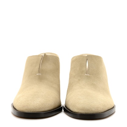 Bottega Veneta Suede Cha Cha Mules 38.5 Beige 3 of 8