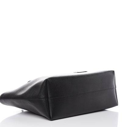 Fendi Vitello Elite Cuoio Monster Buggies Medium Roll Tote Black Multicolor Blue Cobalto 4 of 11