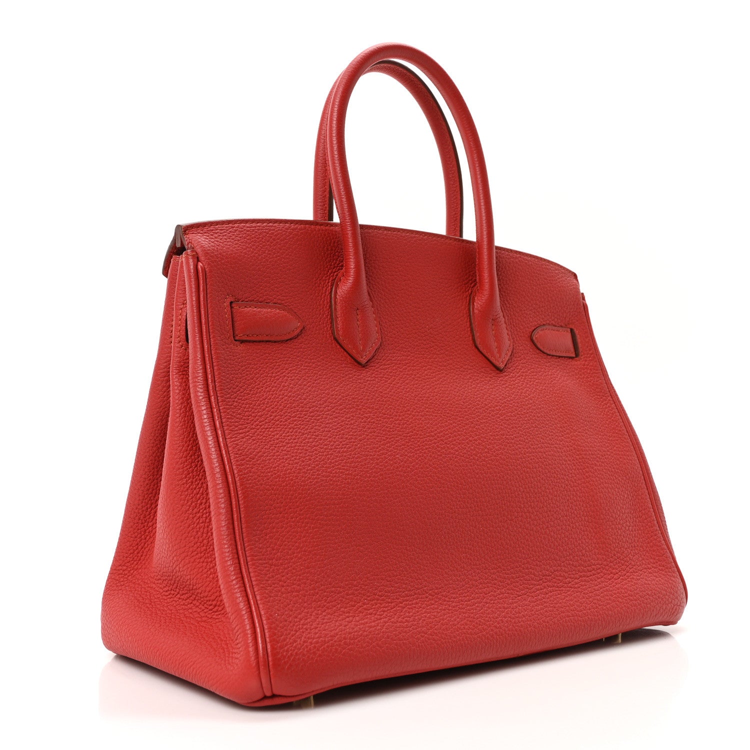 Hermes Taurillon Clemence Birkin 30 Rouge Casaque 3 of 10