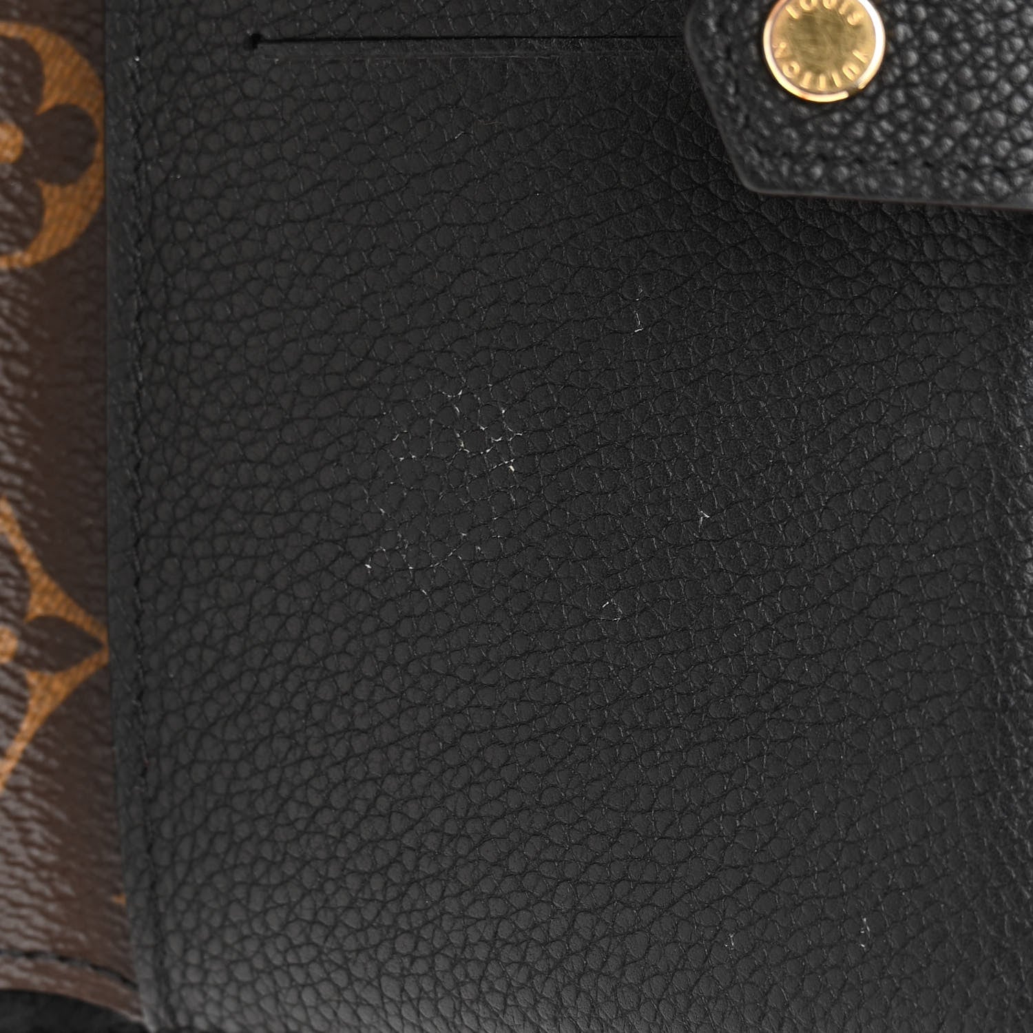 Louis Vuitton Monogram Pallas Compact Wallet Black 10 of 14