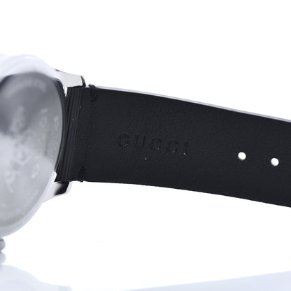 Gucci Stainless Steel Calfskin 38mm G-Timeless Bee Star Hologram Quartz Watch Black 6 of 8