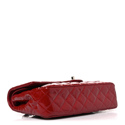 Chanel Patent Calfskin Quilted Medium Double Flap Red 3 of 9