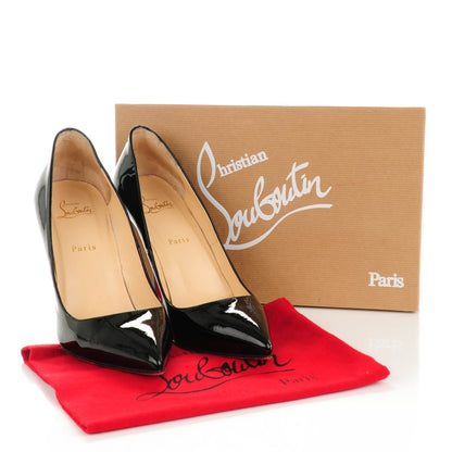 Christian Louboutin Patent Batignolles 100 Pumps 41 Black 8 of 8
