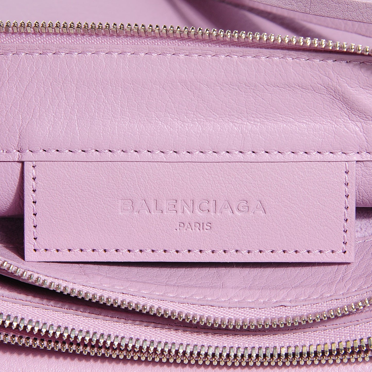 Veau Papier Mini Triple Crossbody Rose Orchidee
