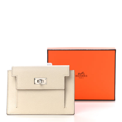 Hermes Epsom Kelly Pocket Compact Wallet Craie 13 of 13