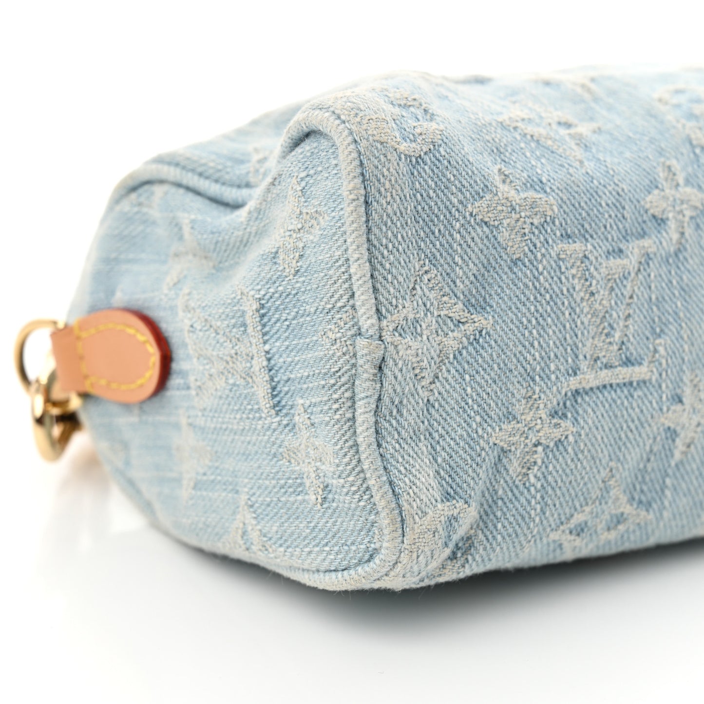 Monogram Denim Nano Speedy Sky Blue