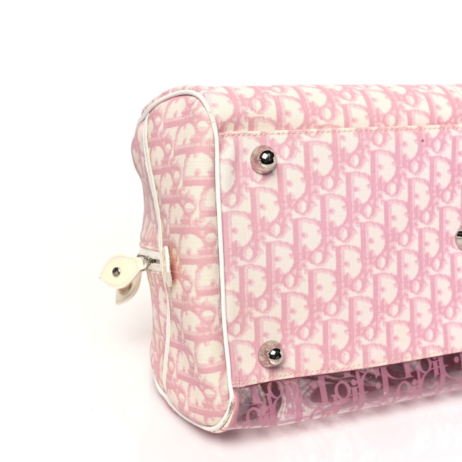 Christian Dior Monogram PVC Bowler Pink 9 of 15