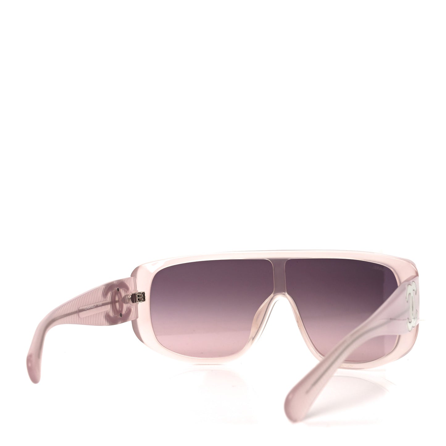 Acetate Shield Sunglasses 5495 Light Pink