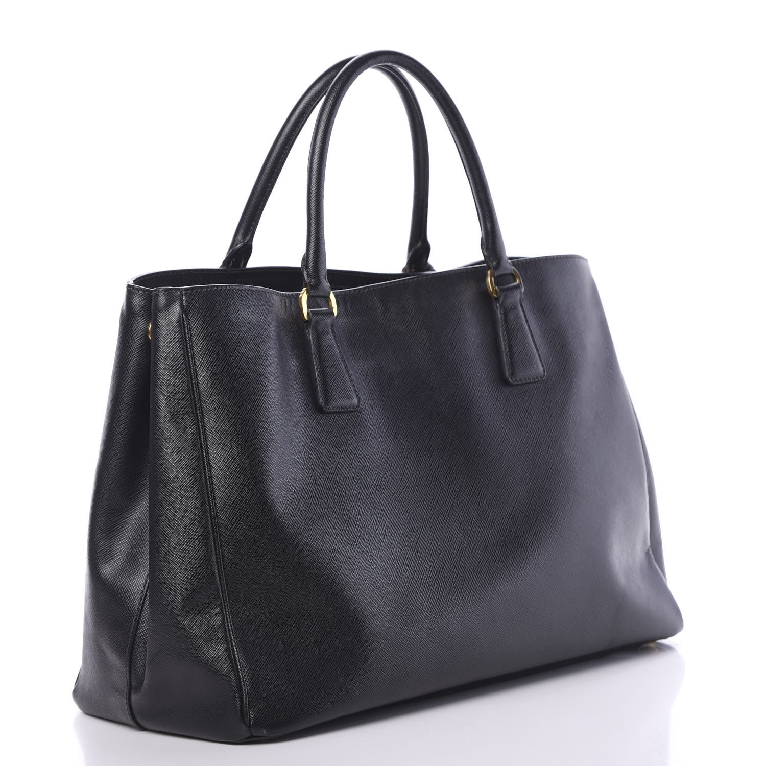 Prada Saffiano Lux Medium Tote Black 2 of 18