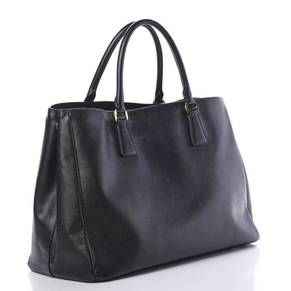 Prada Saffiano Lux Medium Tote Black 2 of 18
