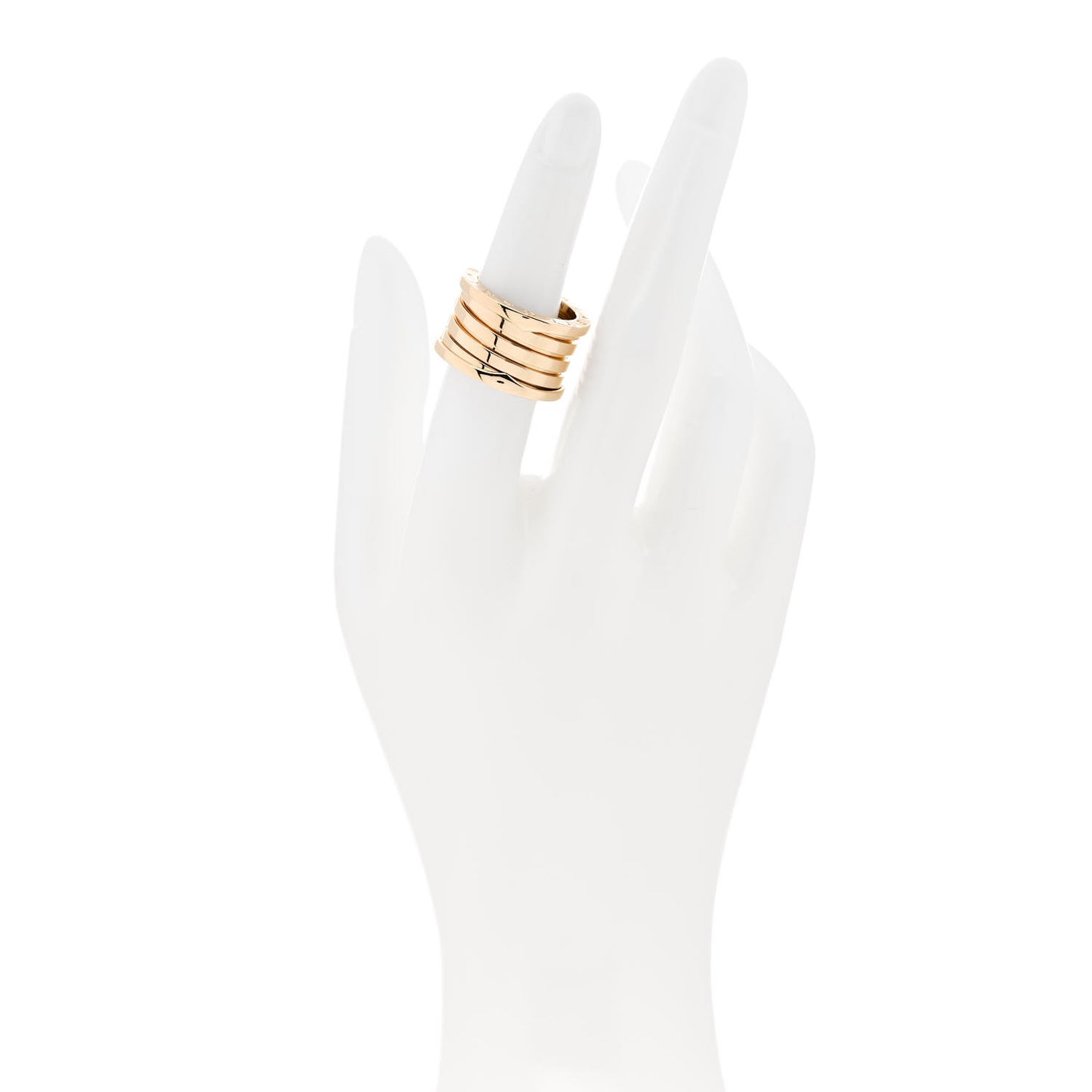 18K Yellow Gold B.Zero1 Five-Band Anniversary Ring 53 6.25