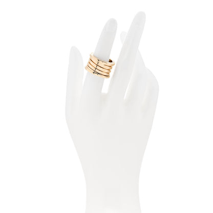 Bulgari 18K Yellow Gold B.Zero1 Five-Band Anniversary Ring 53 6.25 2 of 6