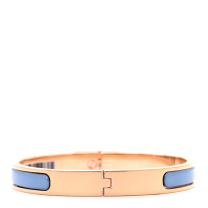 Hermes Enamel Mini Clic Kelly Bracelet GM Chardon 3 of 5