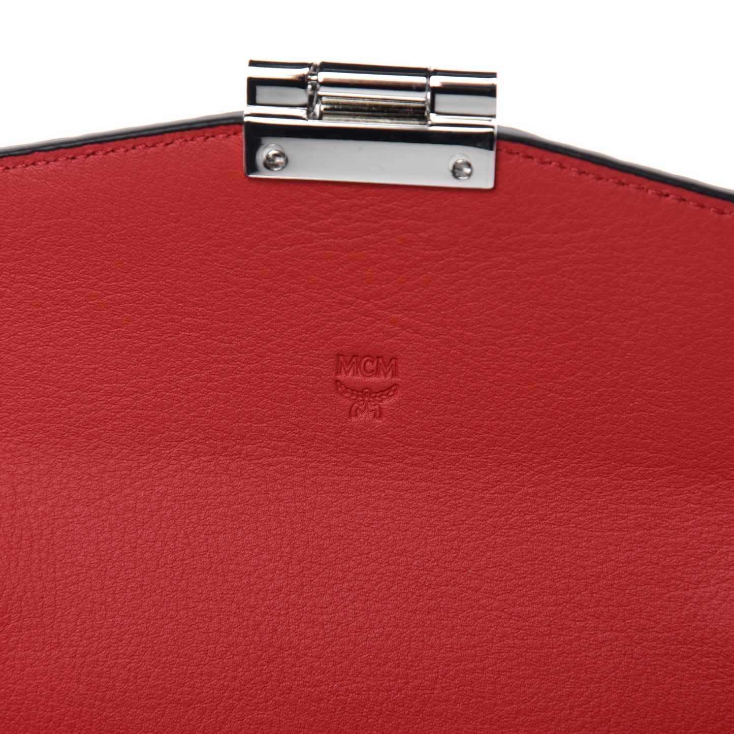 Visetos Large Patricia Wallet On Chain Black Red