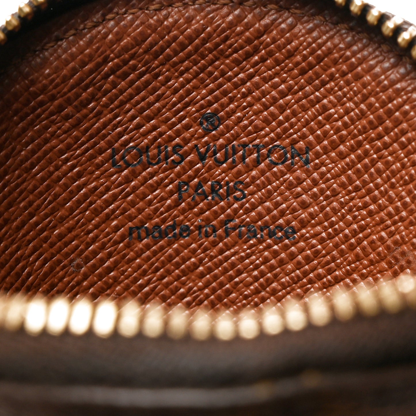 Monogram Round Coin Purse