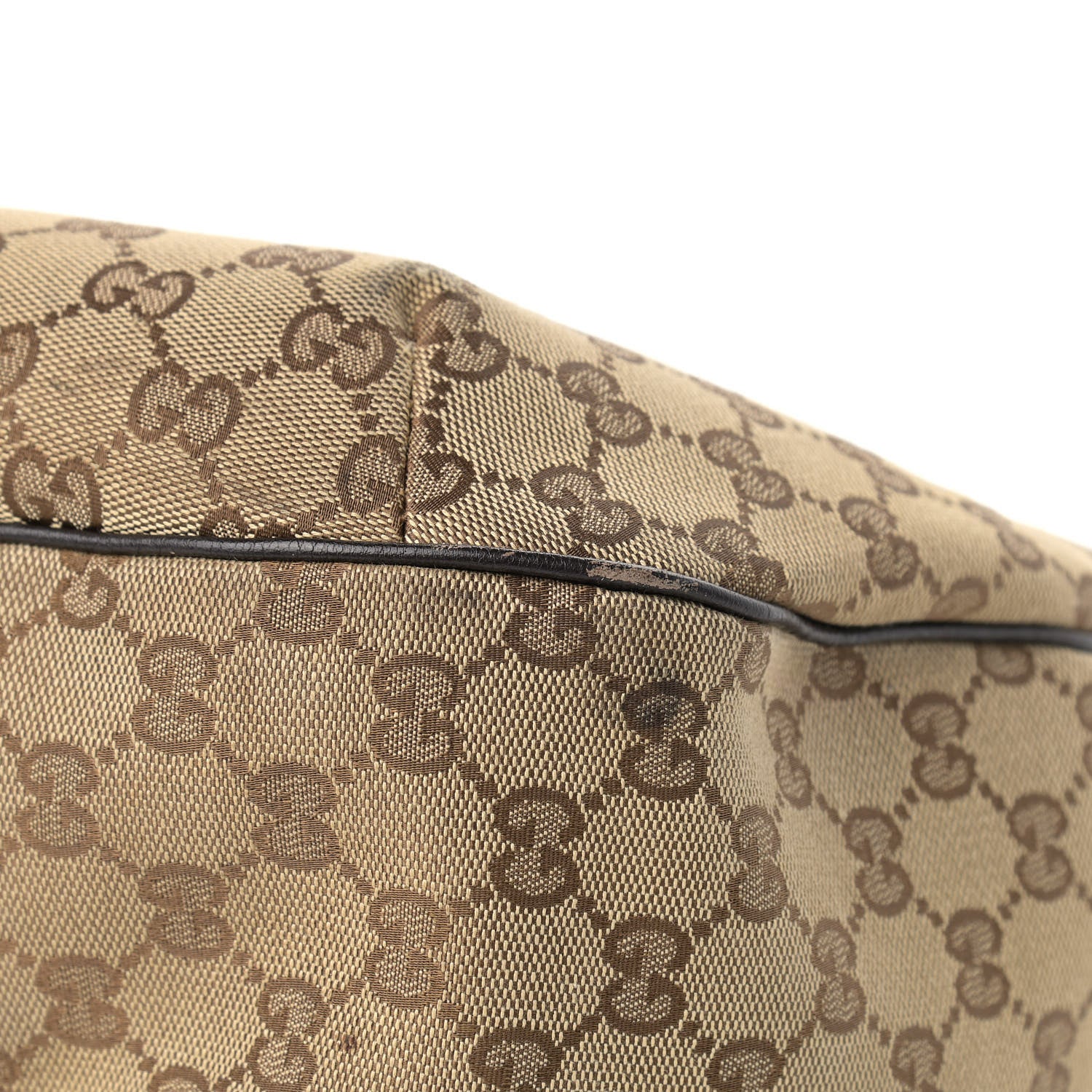 Gucci Monogram Large New Ladies Web Hobo Dark Brown 9 of 21