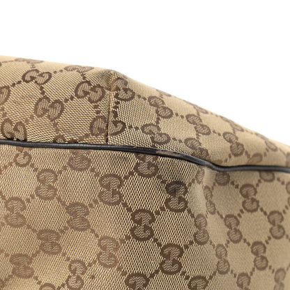 Gucci Monogram Large New Ladies Web Hobo Dark Brown 9 of 21