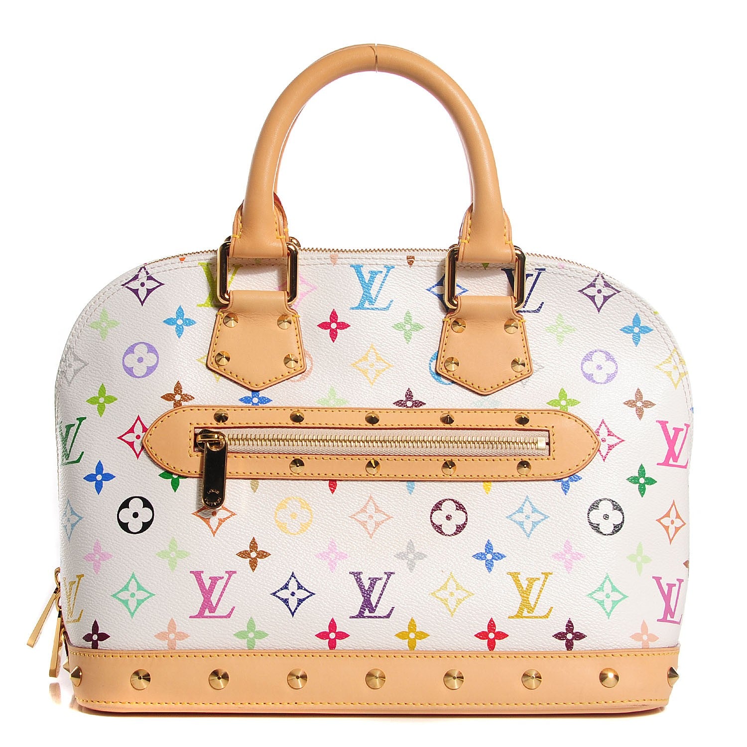 Louis Vuitton Monogram Multicolor Alma White 1 of 7