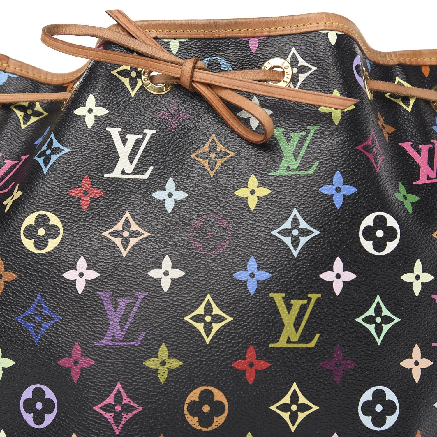 Louis Vuitton Monogram Multicolor Petit Noe Black 11 of 11