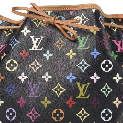 Louis Vuitton Monogram Multicolor Petit Noe Black 11 of 11
