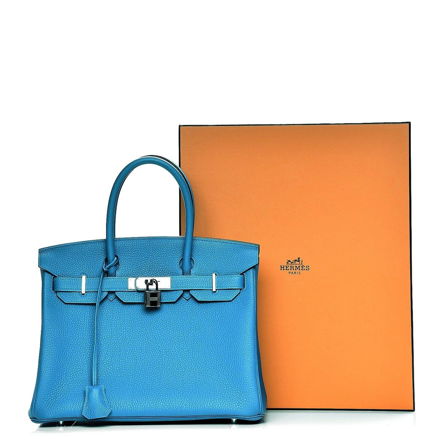 Togo Birkin 30 Bleu Zanzibar Malachite