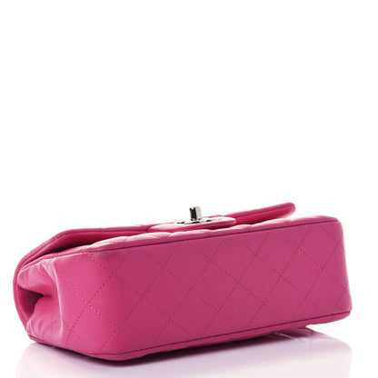 Chanel Lambskin Quilted Mini Rectangular Flap Pink 3 of 6