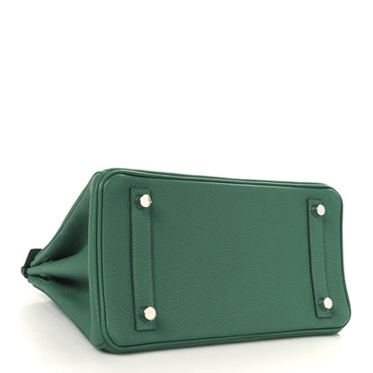 Hermes Togo Birkin 25 Vert Vertigo 4 of 12