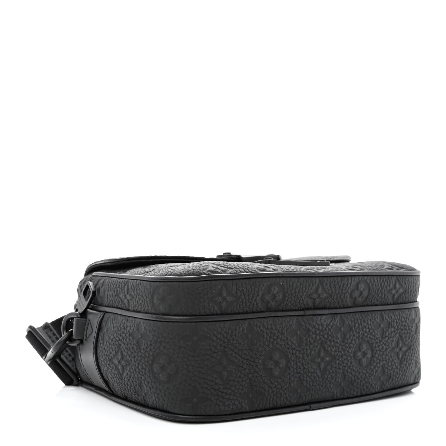 Louis Vuitton Taurillon Monogram S Lock Messenger Black 3 of 9