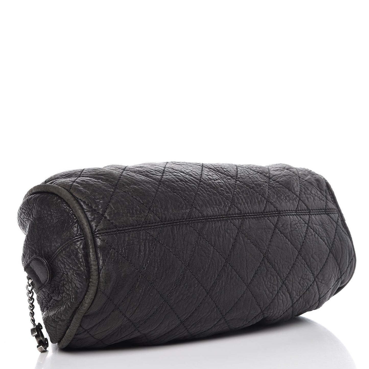 Distressed Lambskin Le Marais Bowler Black