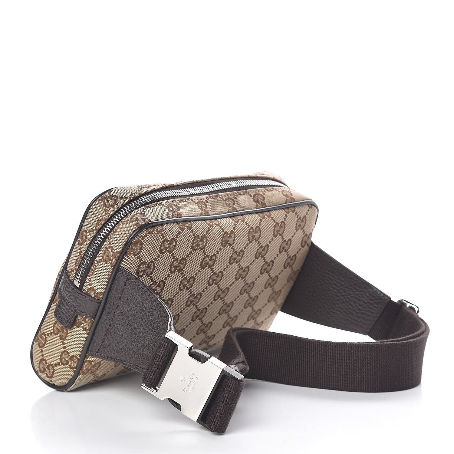 Gucci Monogram Belt Bag Dark Brown 3 of 10